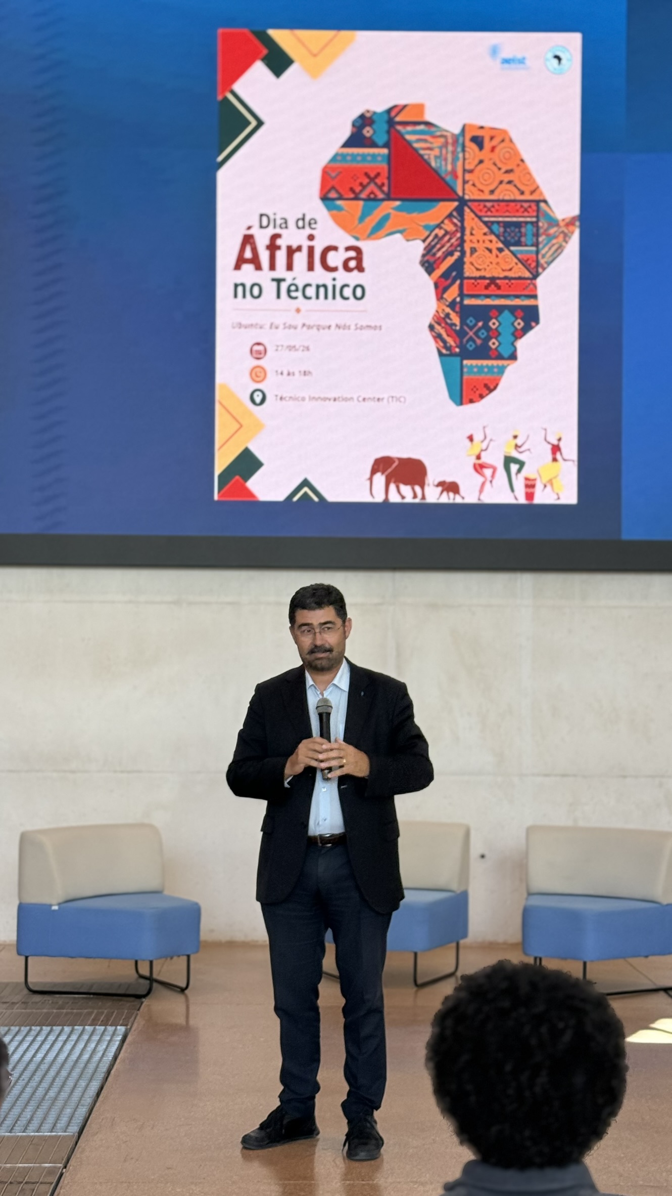 Momento do Dia de África no Técnico